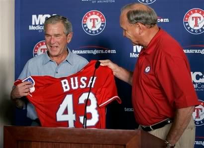 bush george month texas rangers owner july 2009 life